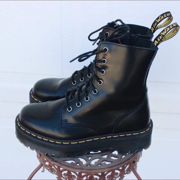 Dr. Martens Shoes - Dr. Martens Jadon Black Boots